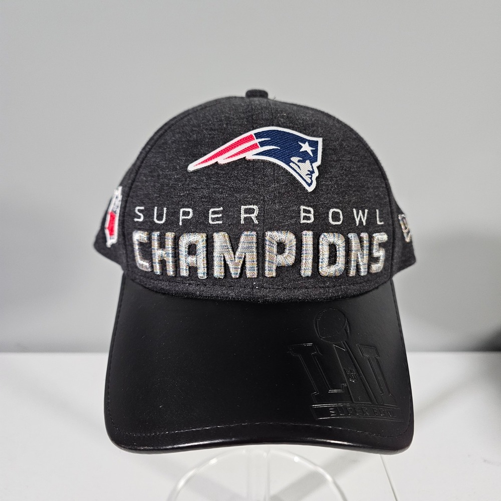 New Era Hat Mens OSFA Black New England Patriots Super Bowl LI Champions 9FORTY